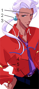 Here's Akio mentally compiling his grocery list.