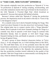 Ikuhara Ep Commentary - Ep06 - Nozomi DVD Bonus Booklet